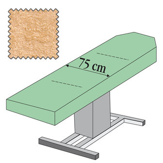  Zetelovertrek badstof voor massagetafel