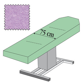  Zetelovertrek badstof voor massagetafel