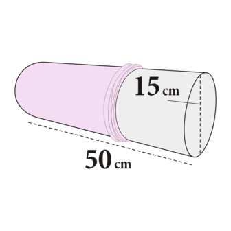 Couverture rouleau de genou rond en &eacute;ponge standard