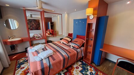 Chambre d&#039;h&ocirc;te ROUGE &euro;110 TVA incl