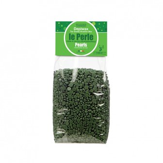 Green Hot Wax Pearls with Natural Beeswax 1Kg