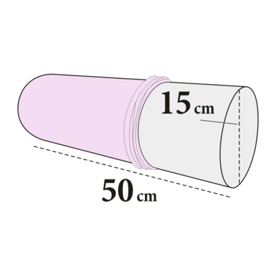 Couverture rouleau de genou rond en éponge standard