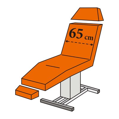 Housse en éponge de fauteuil en 3 parties