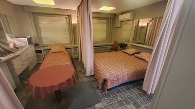 Studio met dubbel bed en inklapbed 22m²
