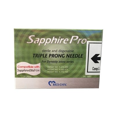 Combo-triple prong needle groen 1st